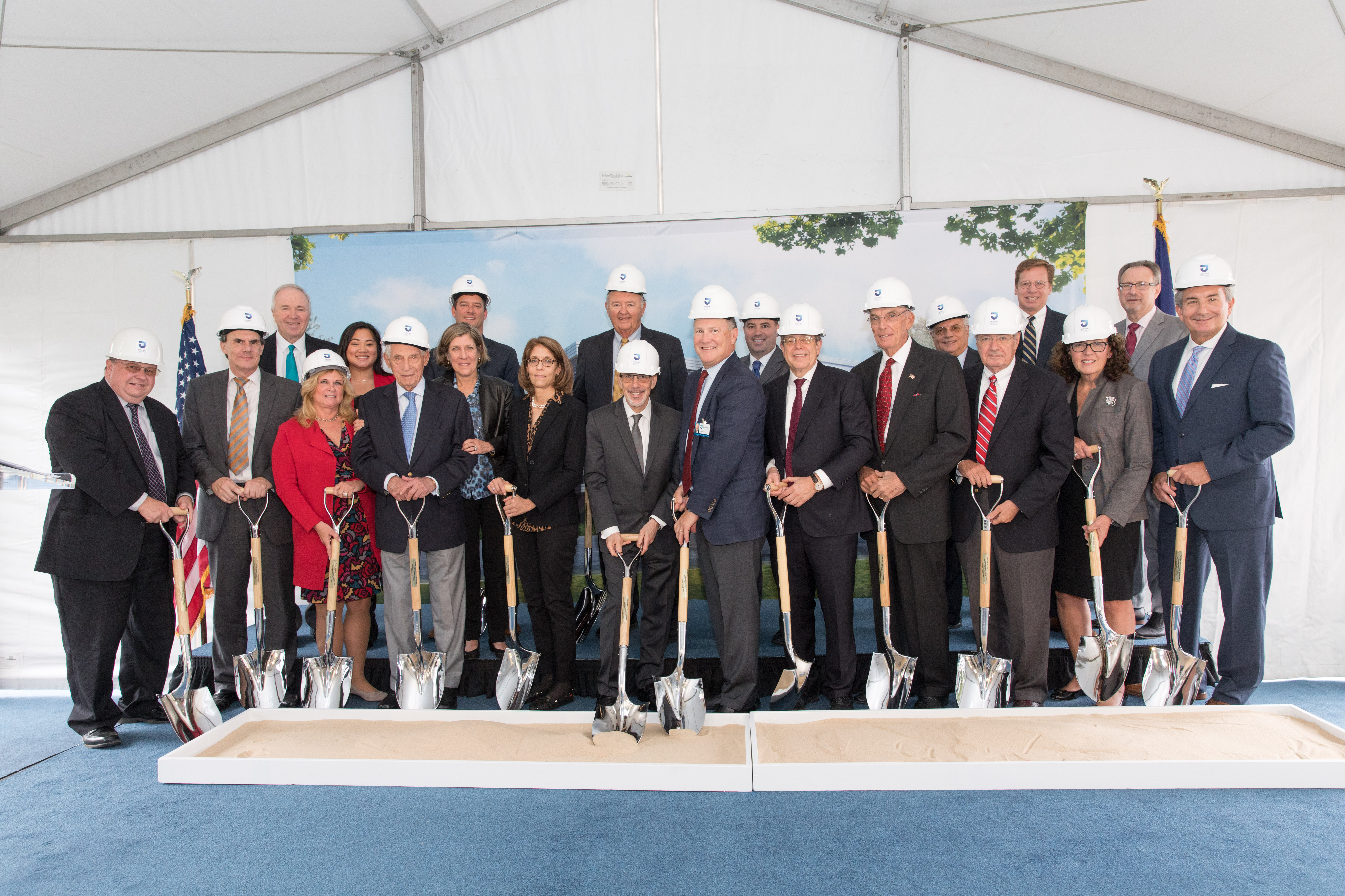 Breaking ground on the Jefferson broke ground on the state-of-the-art health and science facility