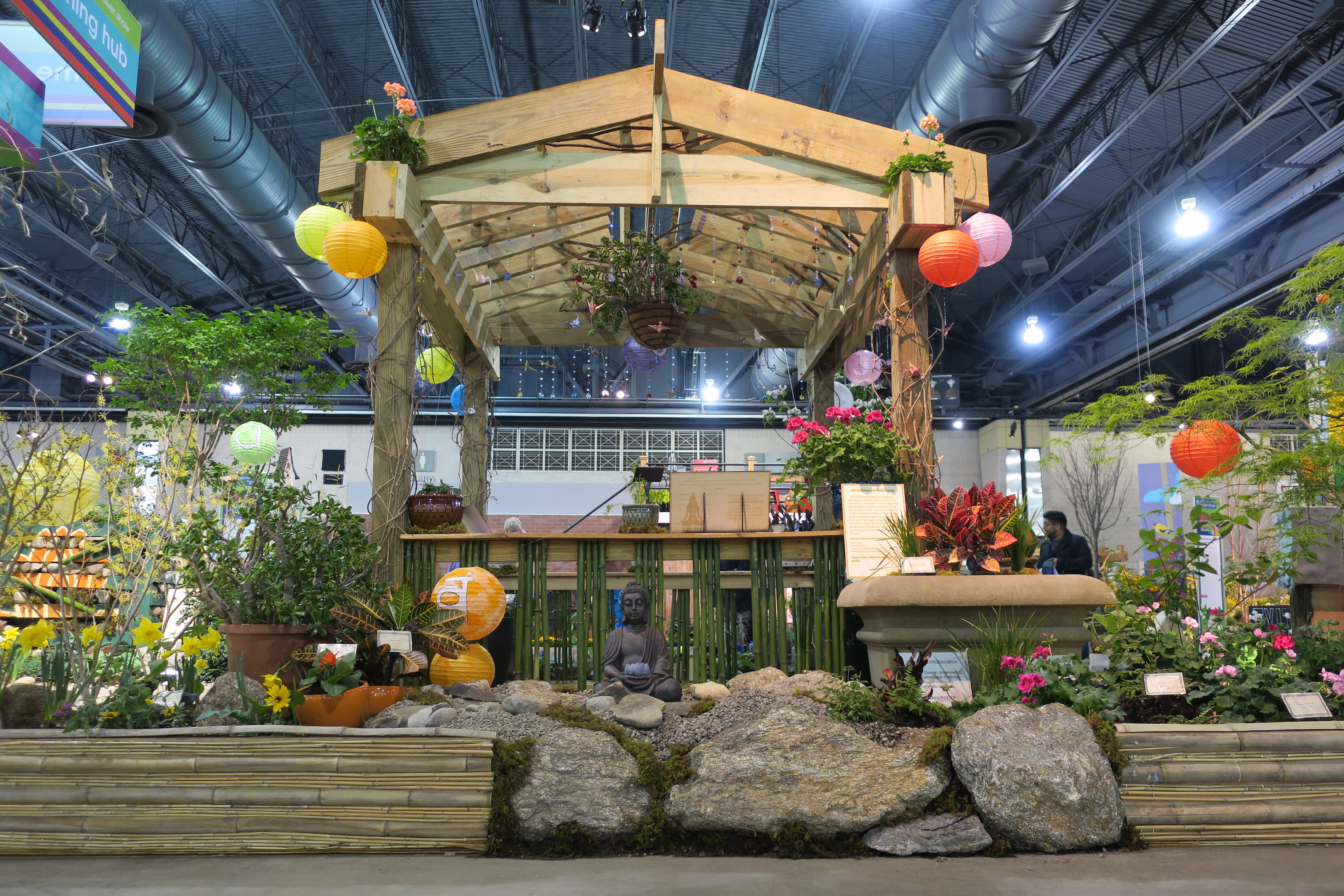 Exhibit created by Jefferson and Saul students at the 2019 Philadelphia Flower Show
