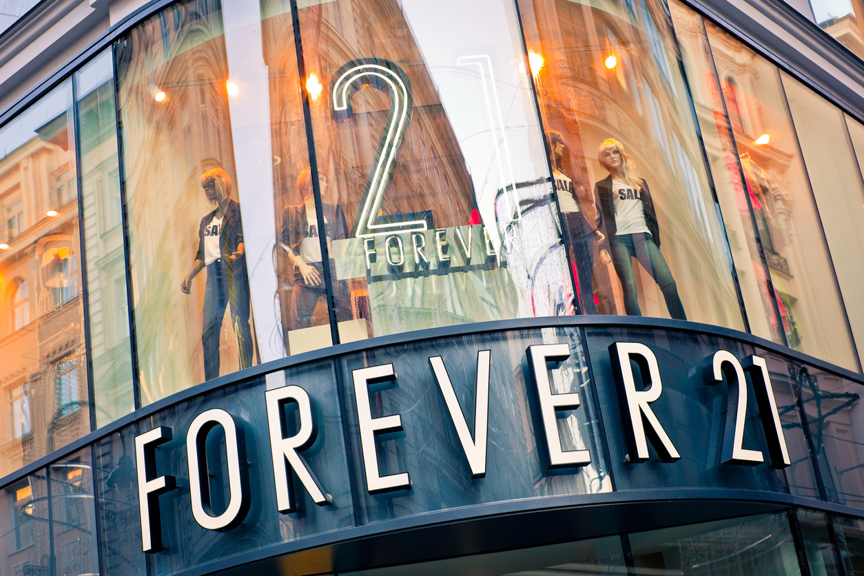 Front of Forever 21 store