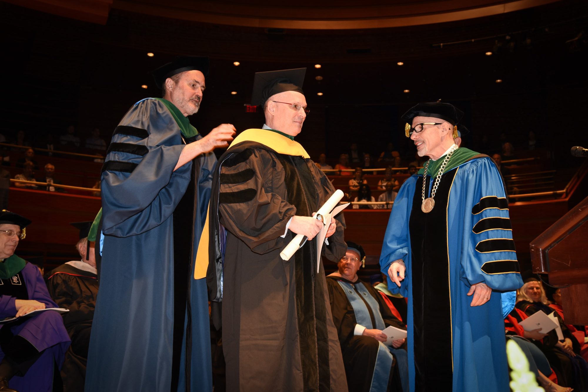 Dr. Ricciardi received an honorary degree from Jefferson in the spring.
