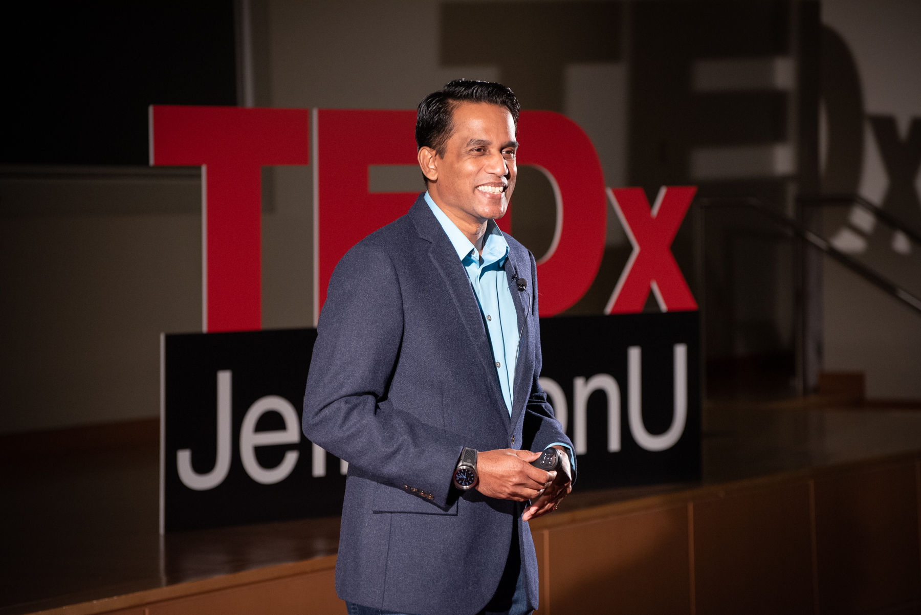 Neil Gomes, Jefferson’s chief digital officer, presented on 