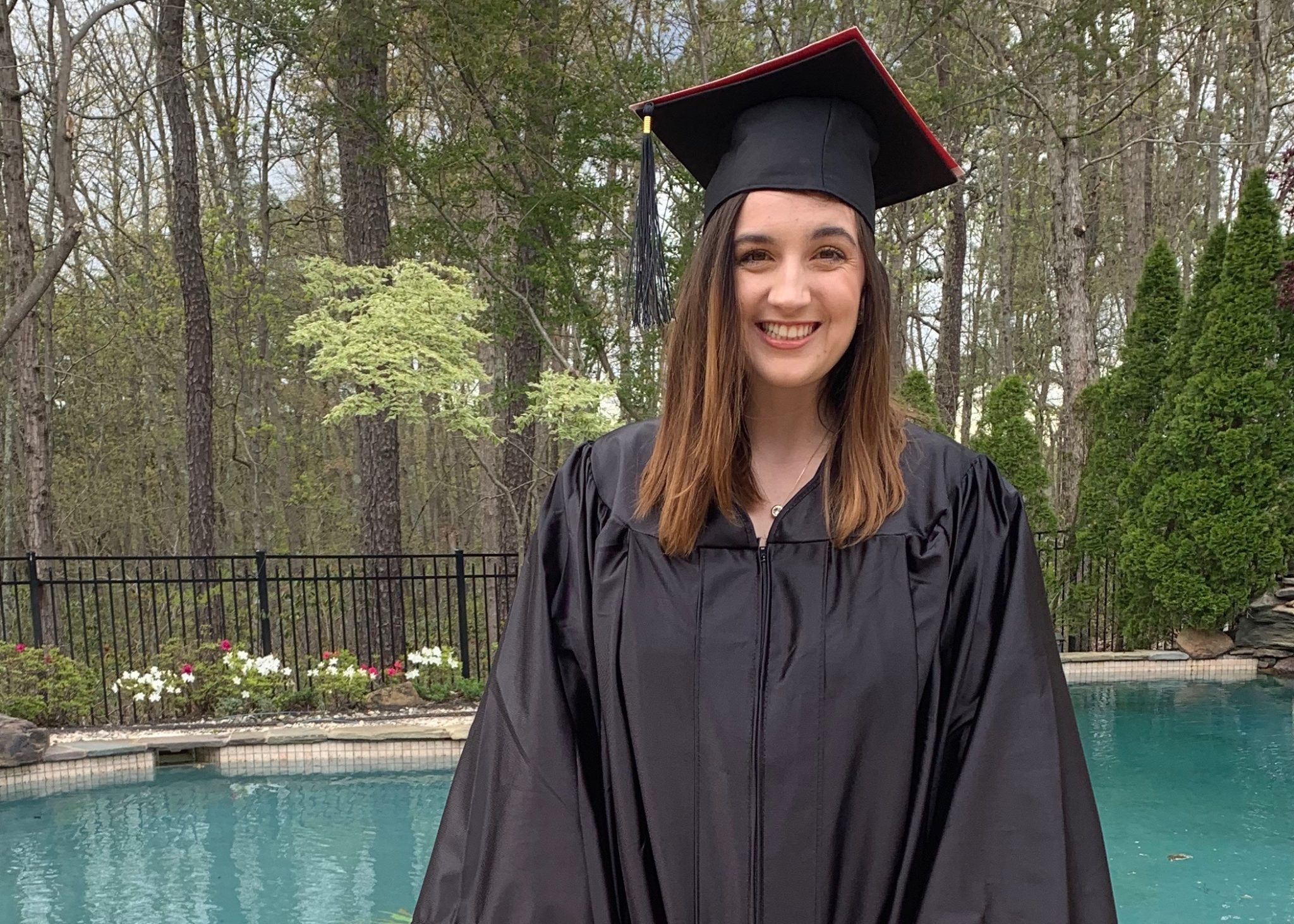 Photo of Brianna Giarraputo in cap and gown