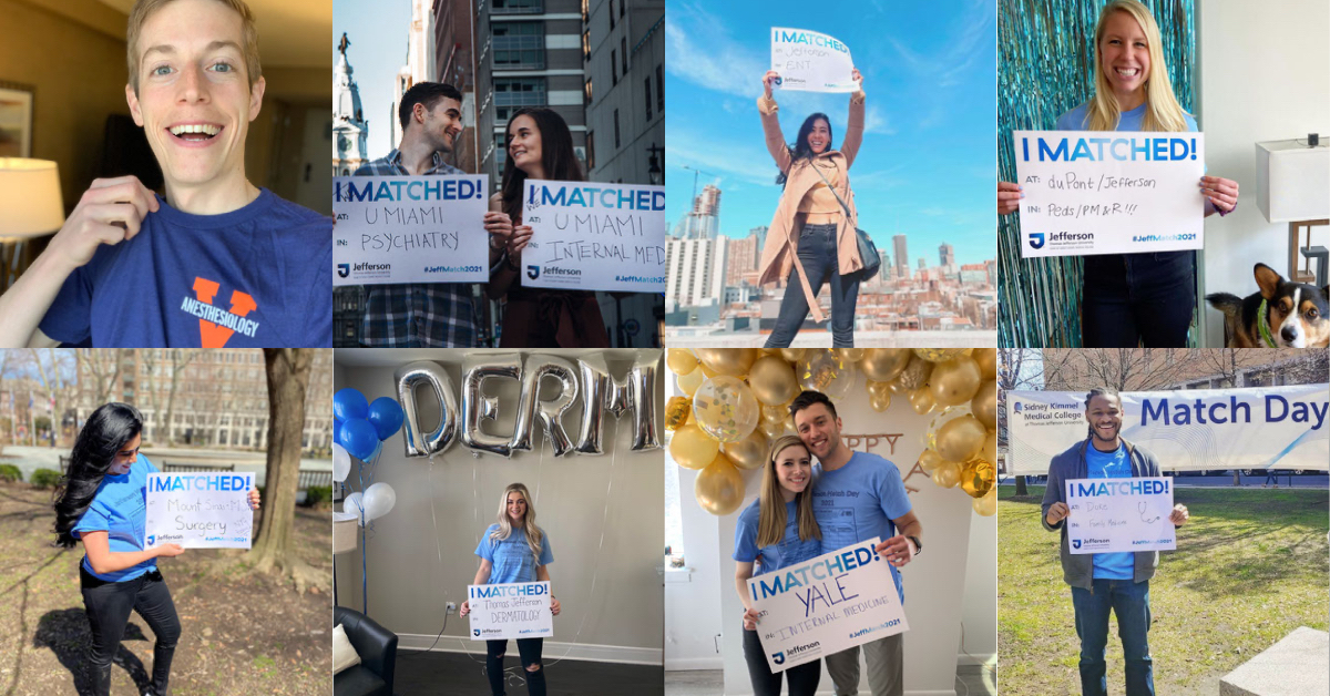 Sidney Kimmel Medical College Students Celebrate Unique Match Day — The