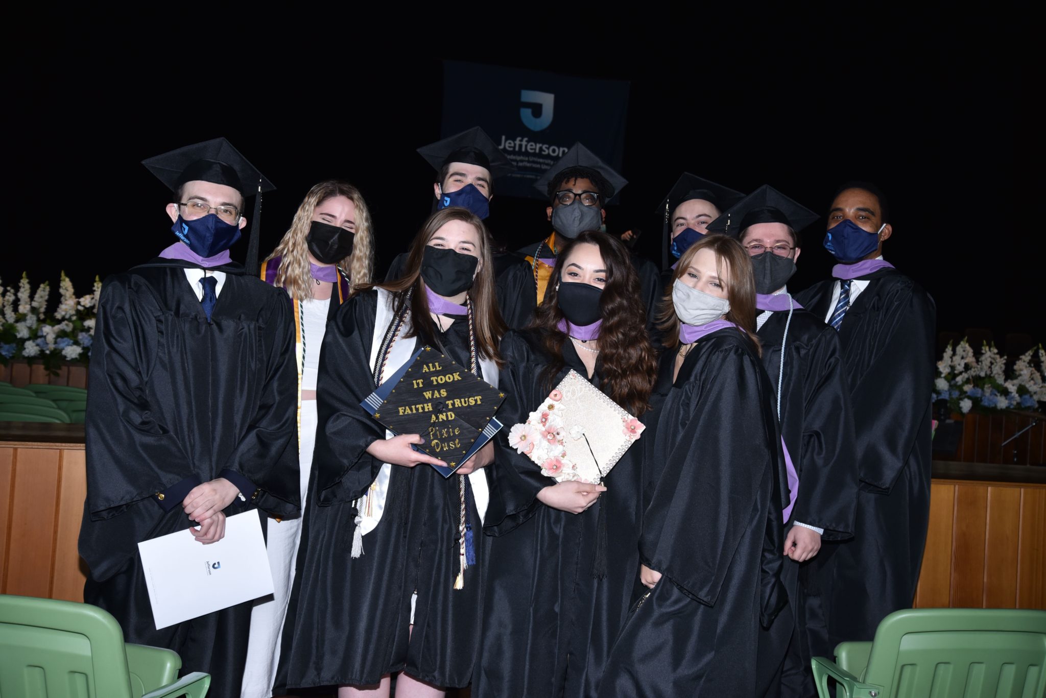 Group of students at graduation