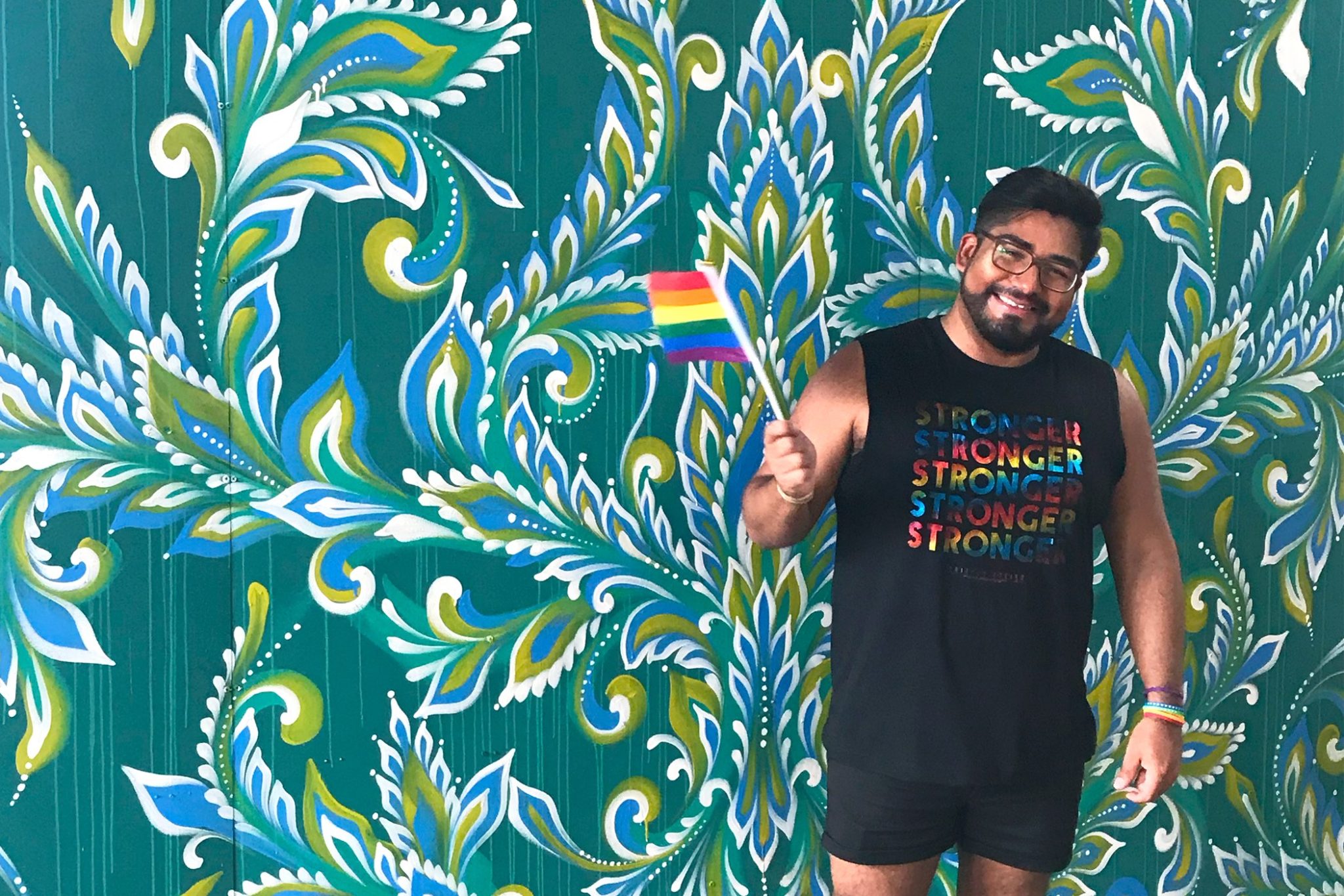 Luis Quevedo at Pride