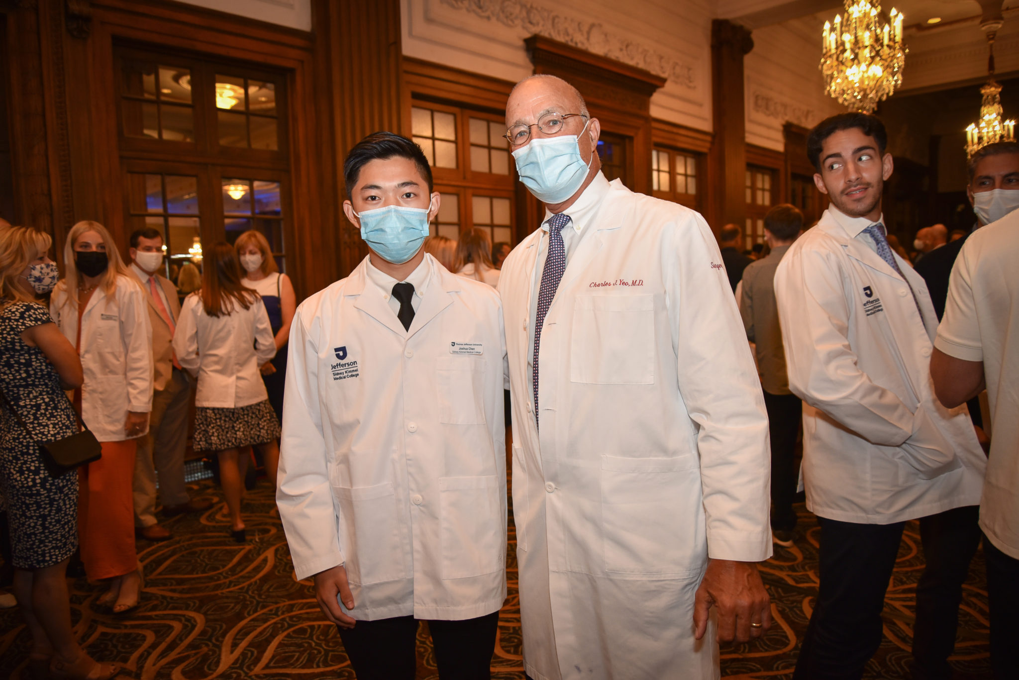 Student Joshua Chen and Dr. Yeo