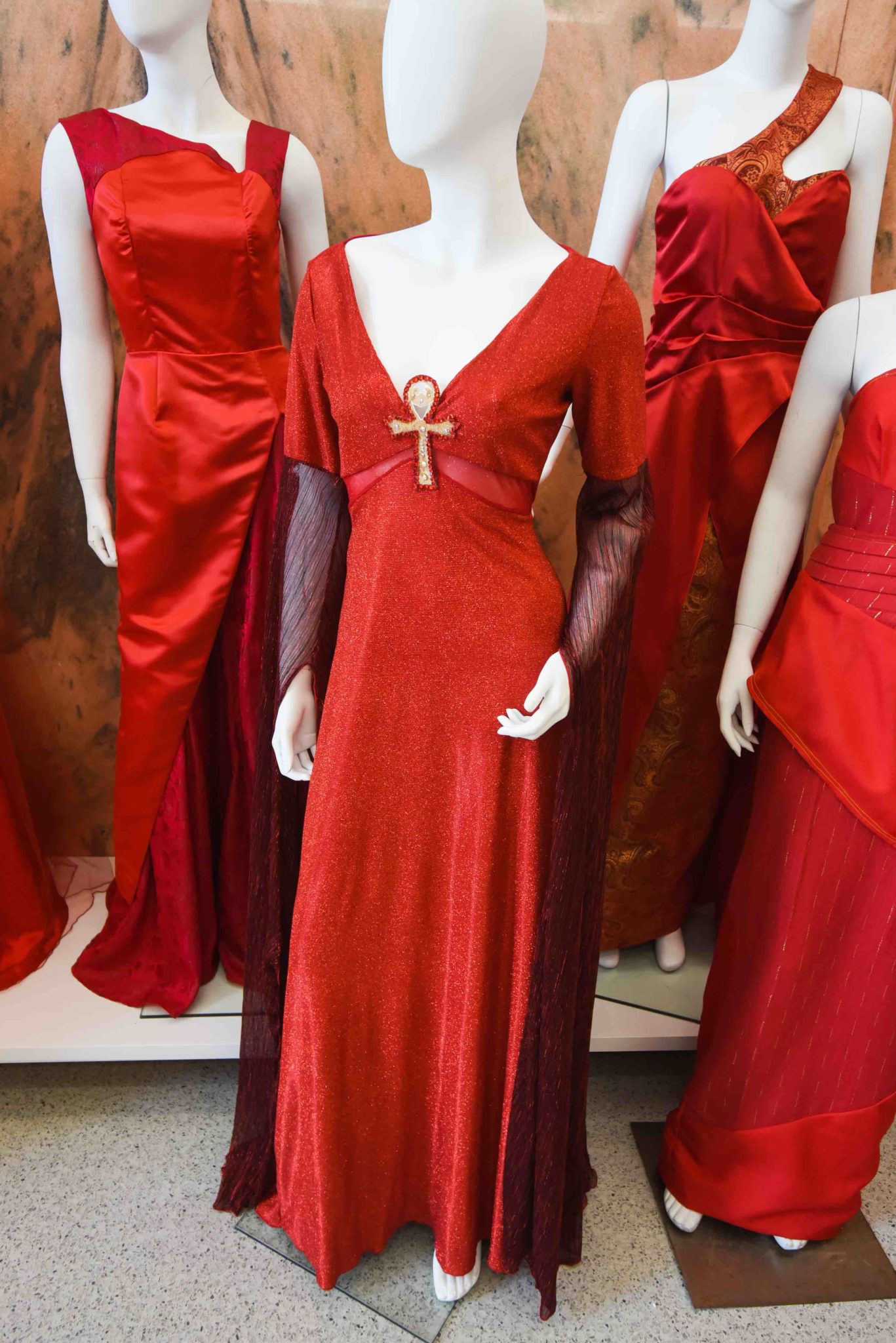 Layers flow like blood  Red gowns, Red fashion, Red dress